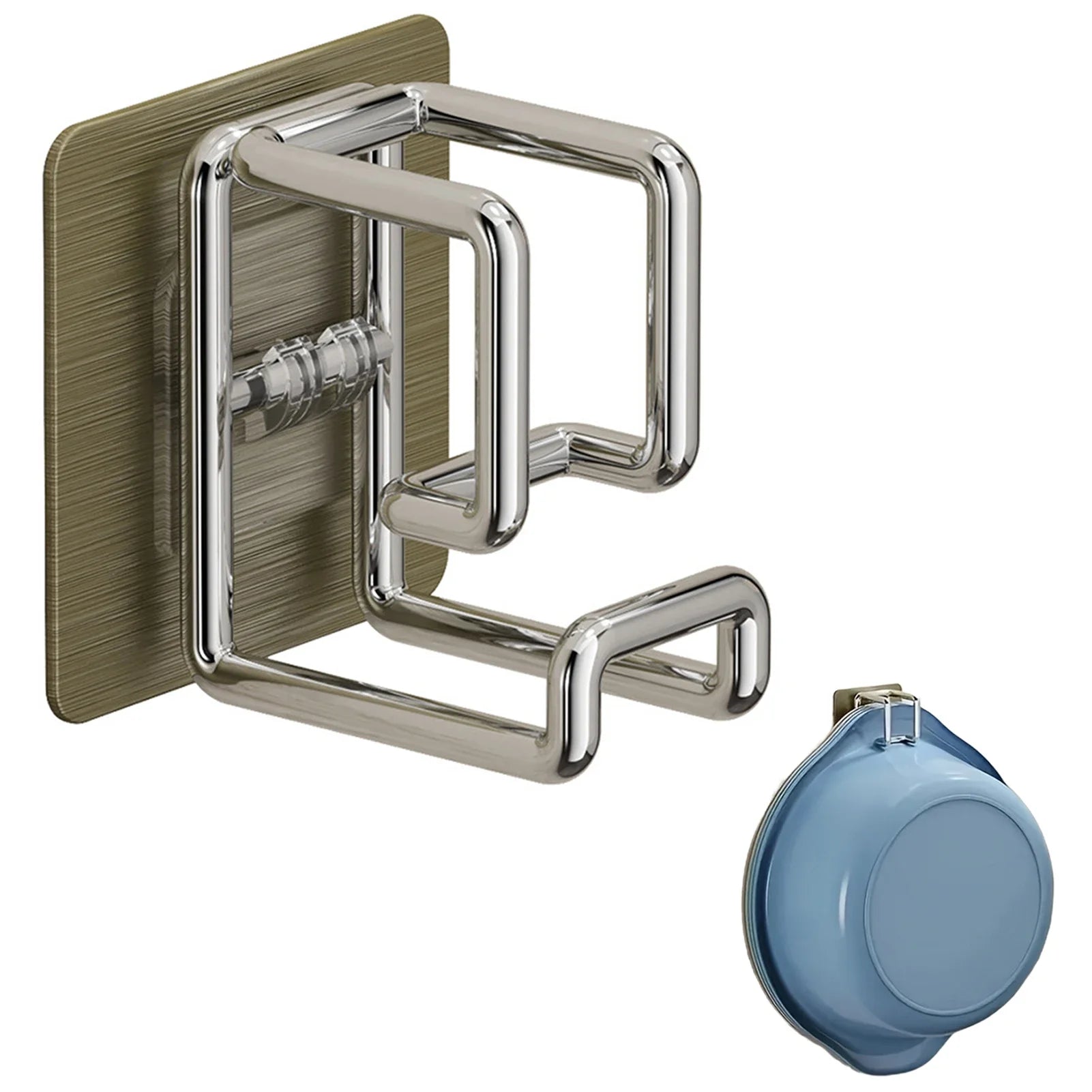 Self-Adhesive Wall-Mounted Washbasin and Storage Hook - 9