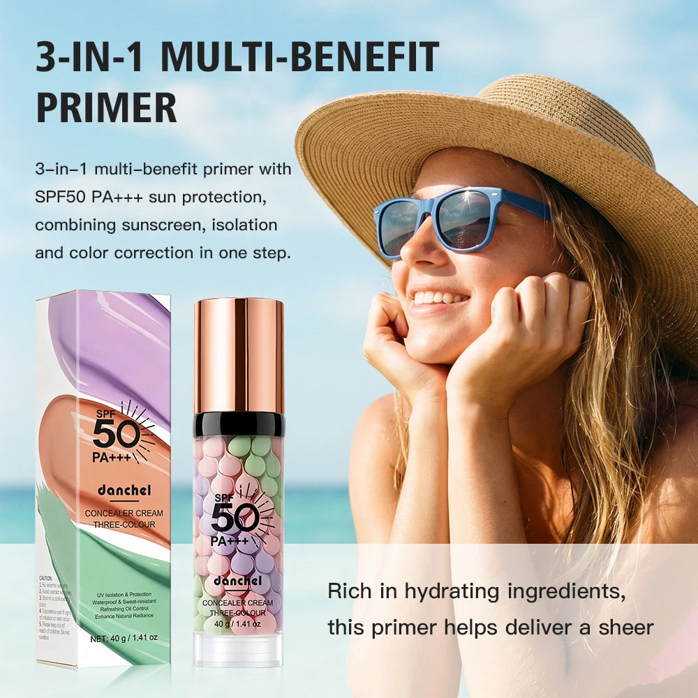 3-in-1 Color Correcting Face Primer with SPF 50 - 2
