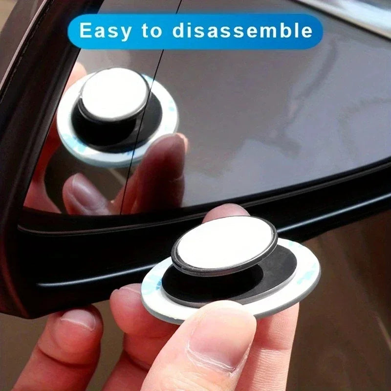 Adjustable Wide Angle Car Blind Spot Mirror - 2