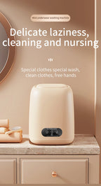 Portable Mini Washing Machine for Underwear and Small Clothes