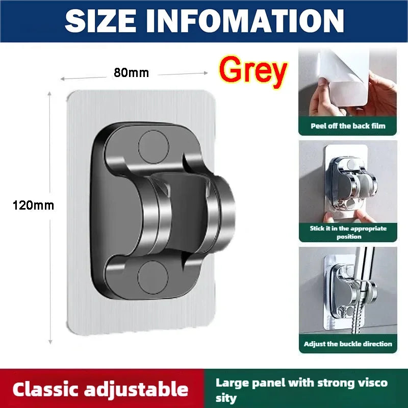 Adjustable Adhesive Shower Head Holder - 13