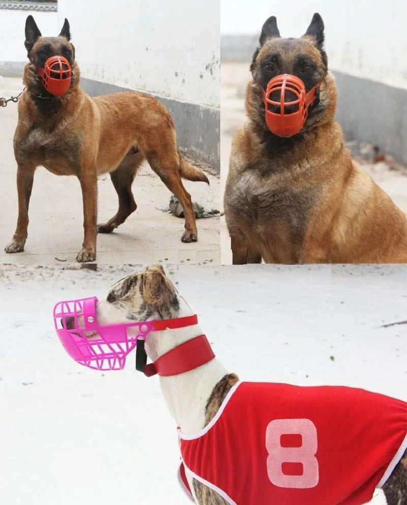 Breathable Lightweight Dog Muzzle for Safe Training - 8