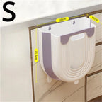Wall Mounted Folding Trash Can for Kitchen and Bathroom