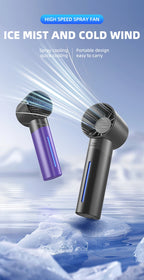 Portable Handheld Misting Fan for Summer Cooling