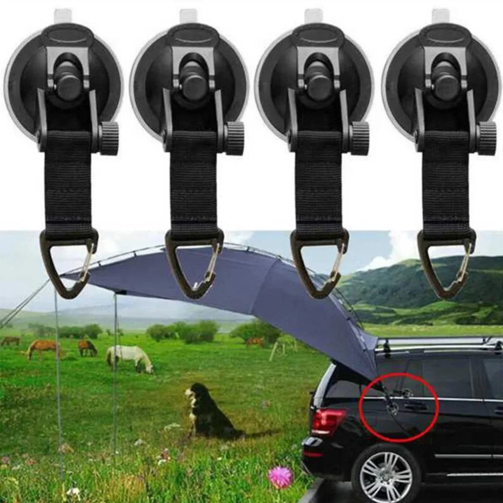 Heavy-Duty Car Suction Cup Anchors for Camping and Tents
