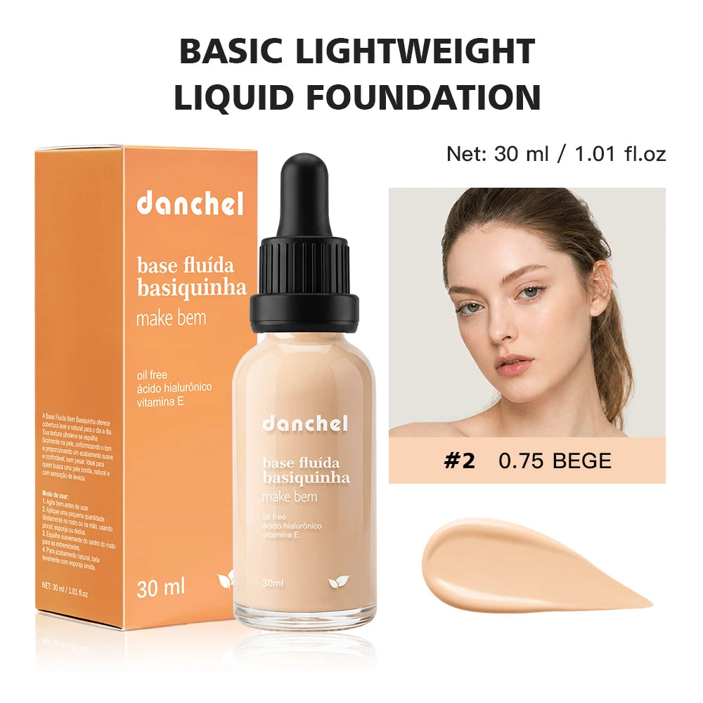 Matte Lightweight Liquid Foundation for Flawless Poreless Skin - 31