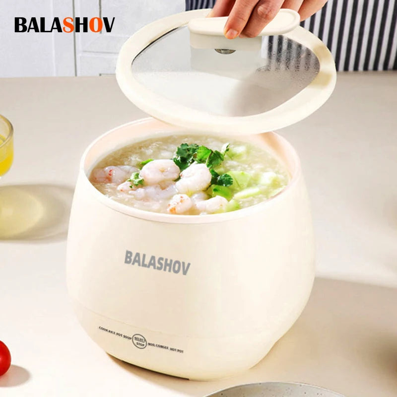 Portable 1.8L Smart Mini Rice Cooker for Small Kitchens and Dorms