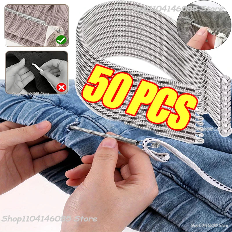 Flexible Spring Drawstring Threader for Sewing and Crafts