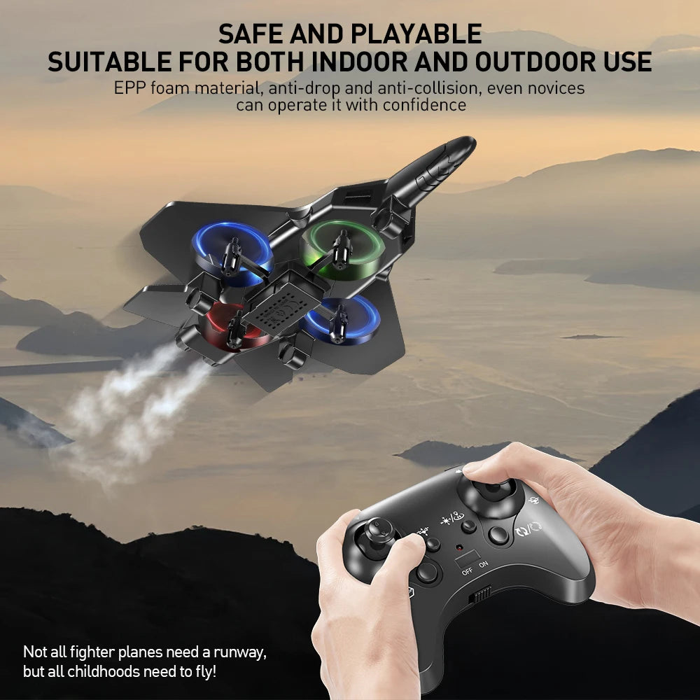 Stunt LED Foam RC Fighter Jet for Beginners