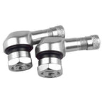 90 Degree Motorcycle Tire Valve Stems for Easy Pressure Checks