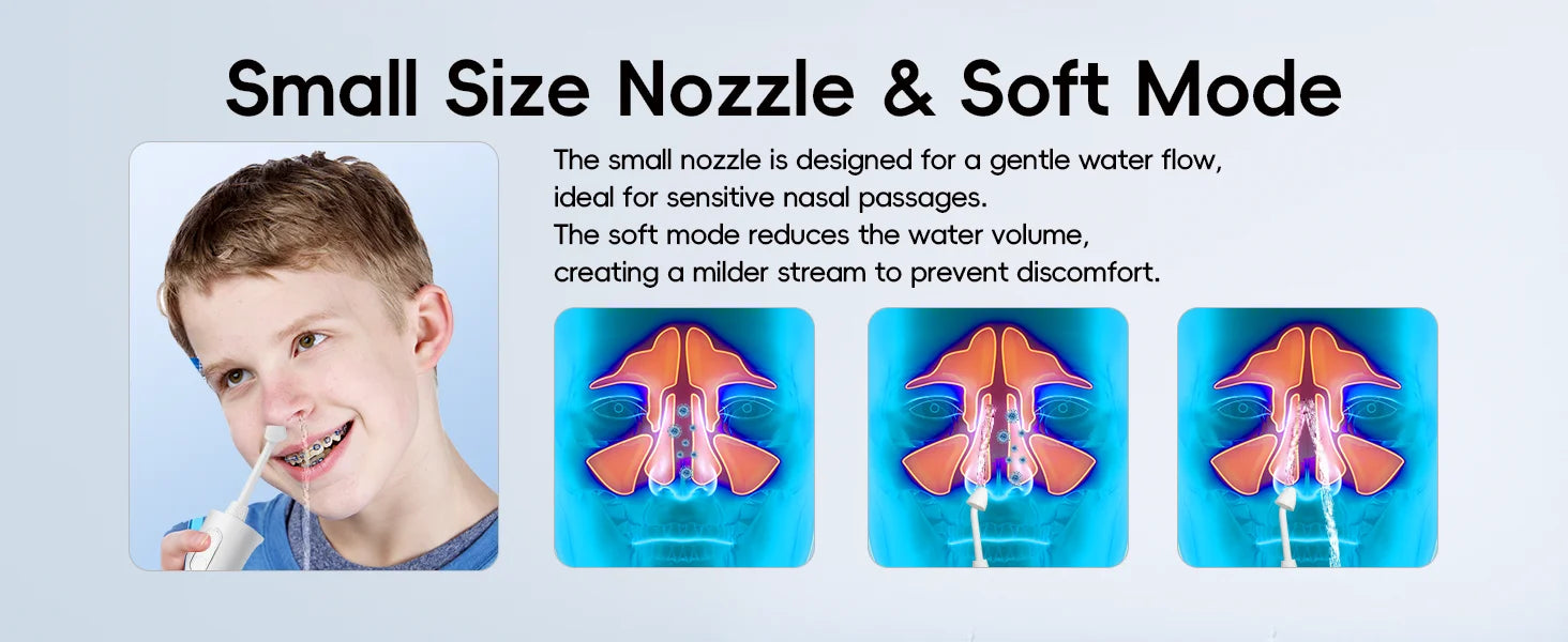 Portable Electric Nasal Irrigator for Sinus Relief - 14