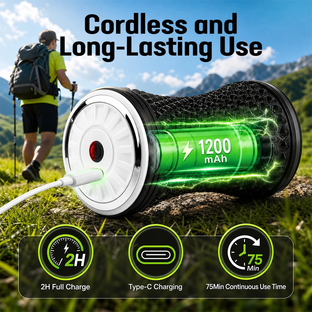 Electric Vibrating Massage Roller for Muscle Recovery - 6