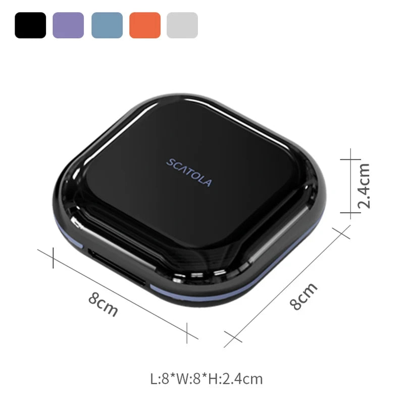 Portable Orthodontic Retainer and Mouth Guard Storage Case
