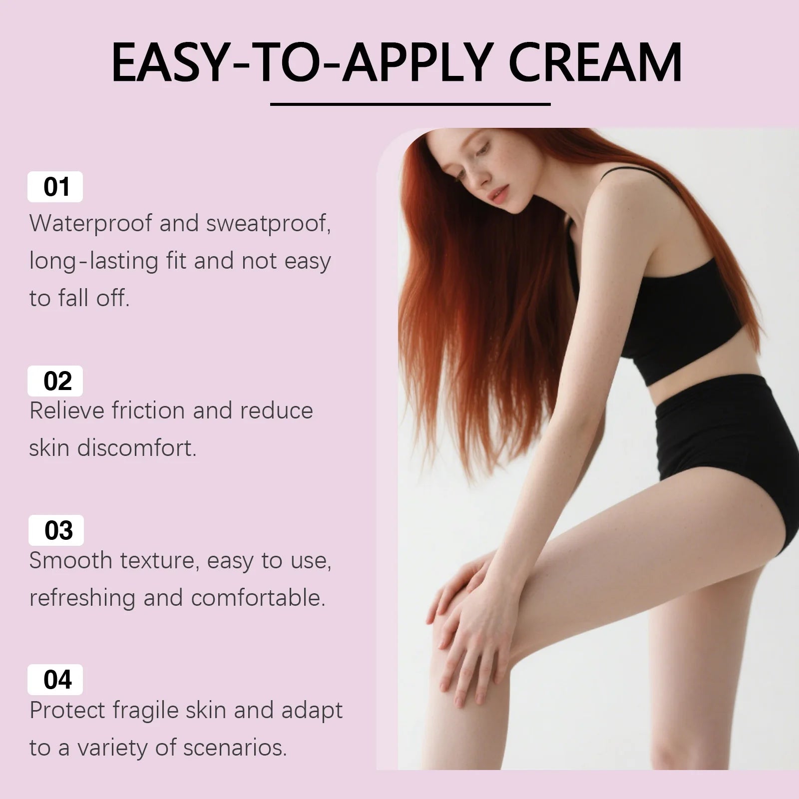 Anti-Chafe Thigh Balm Stick for Friction Prevention - 10