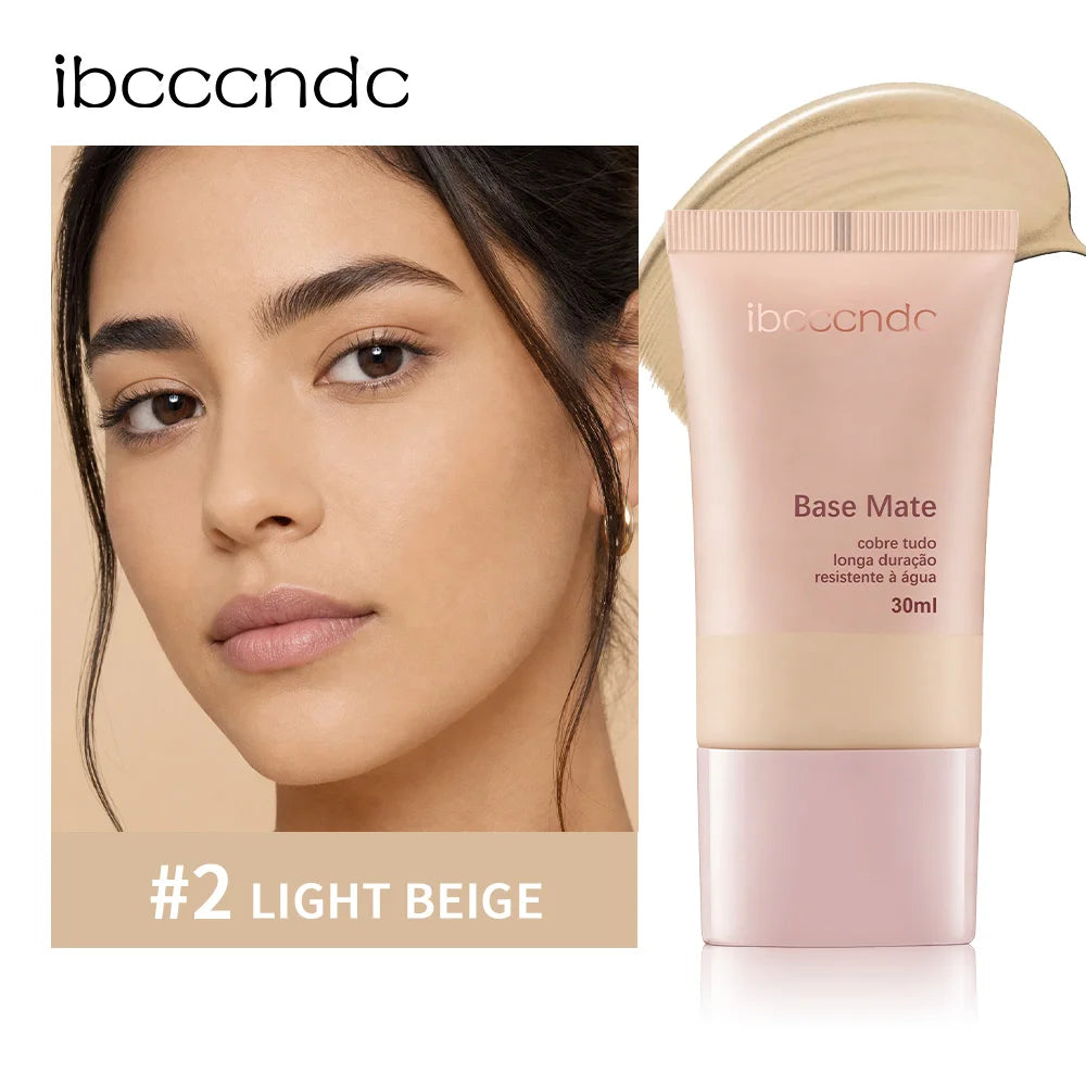 Long-Lasting Waterproof Matte Liquid Foundation