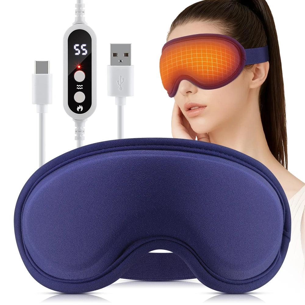 Heated Vibrating Eye Massager for Relaxation and Sleep - 20
