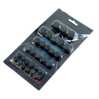30-Piece Colorful Motorcycle Screw Nut Covers