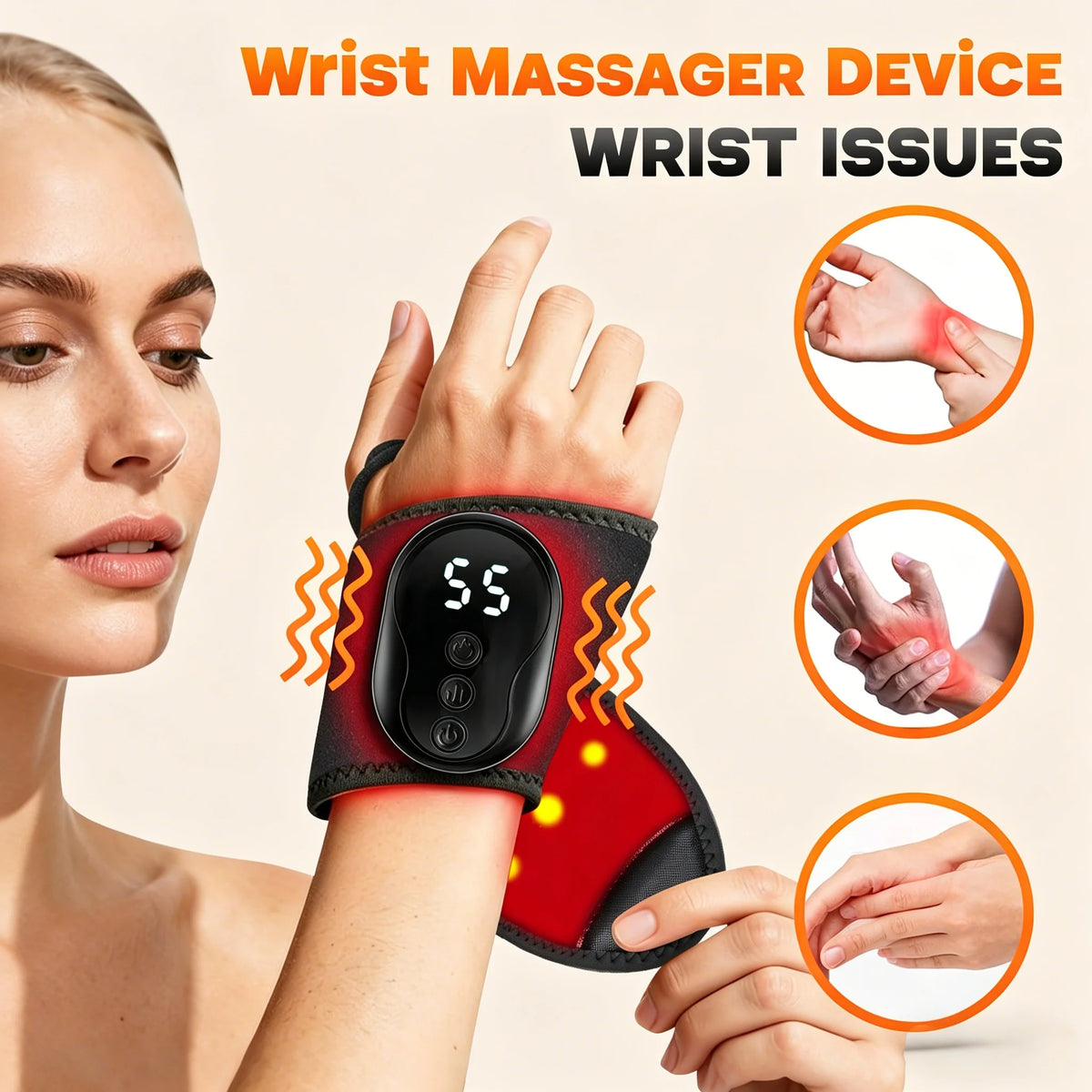 Vibration Ankle and Wrist Massage Wrap