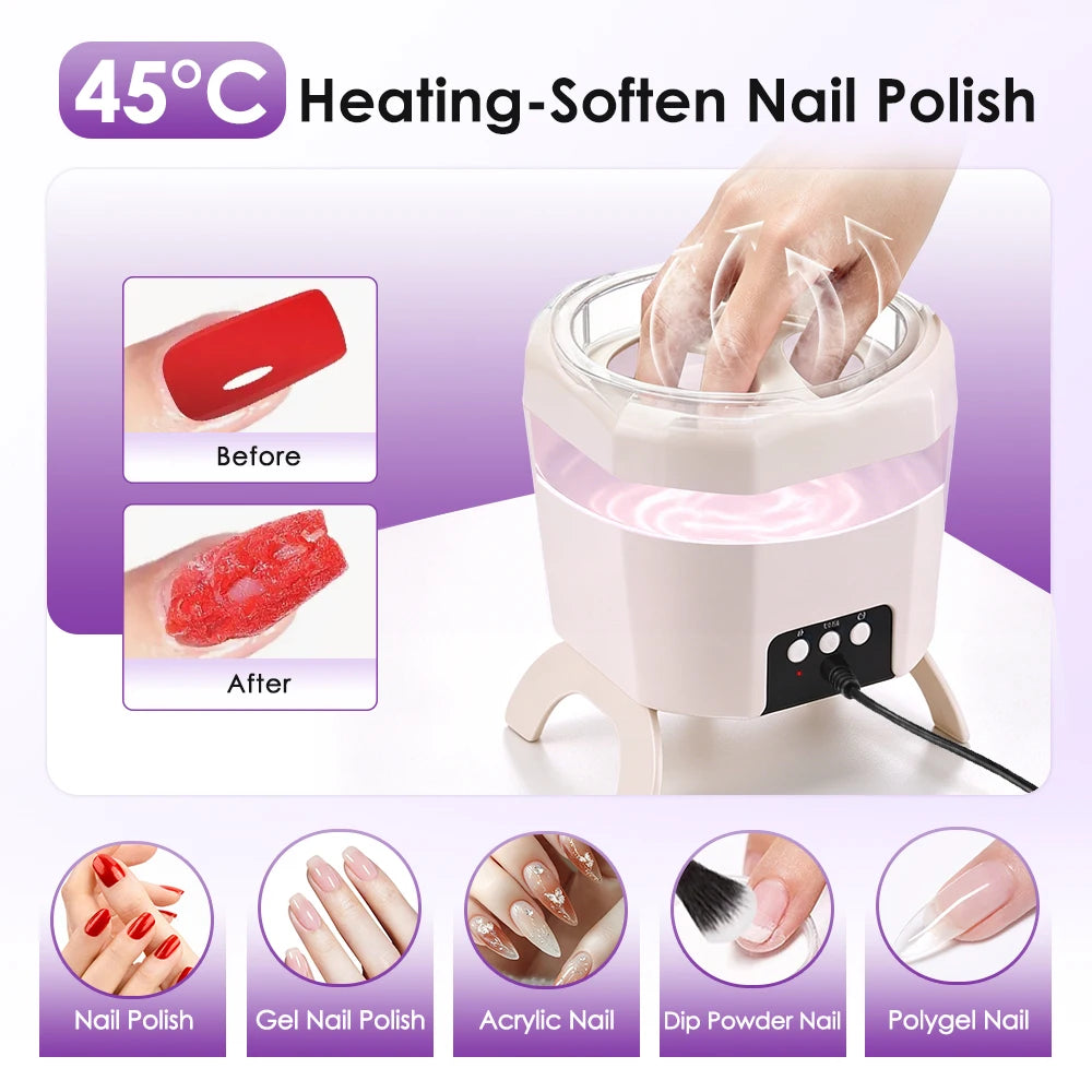 2-in-1 Electric Gel Nail Polish Remover and UV Dryer Machine