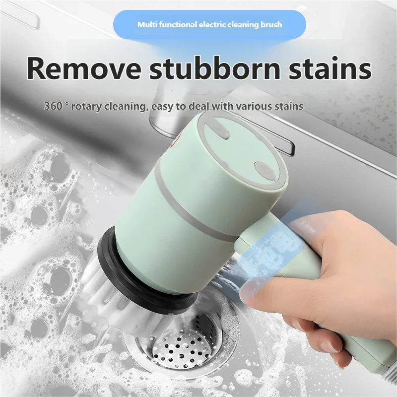 Wireless Electric Handheld Cleaning Brush for Home - 4