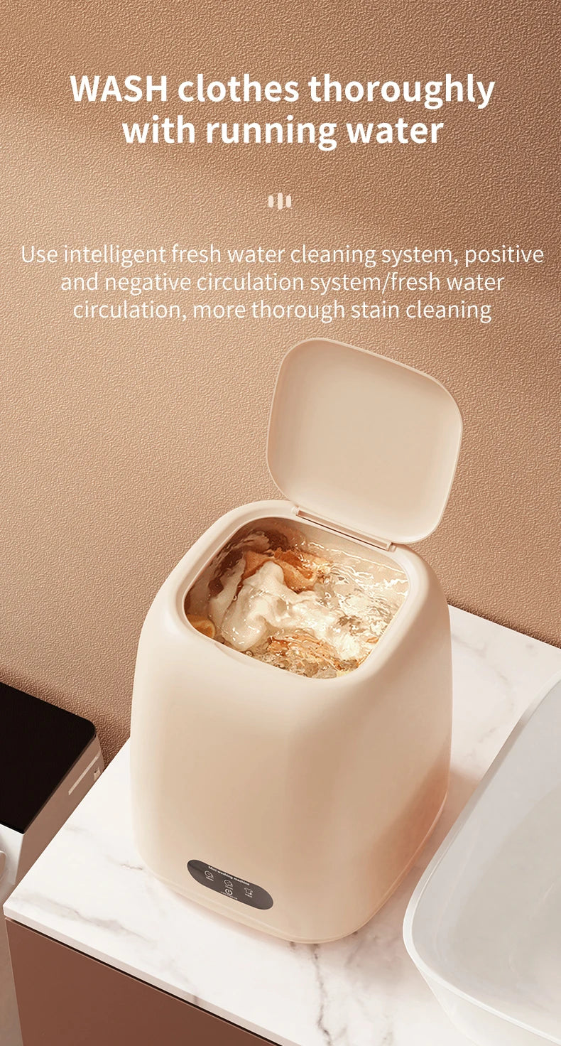 Portable Mini Washing Machine for Underwear and Small Clothes - 10