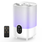 4L Ultrasonic Air Humidifier with Dual Mist and Aromatherapy