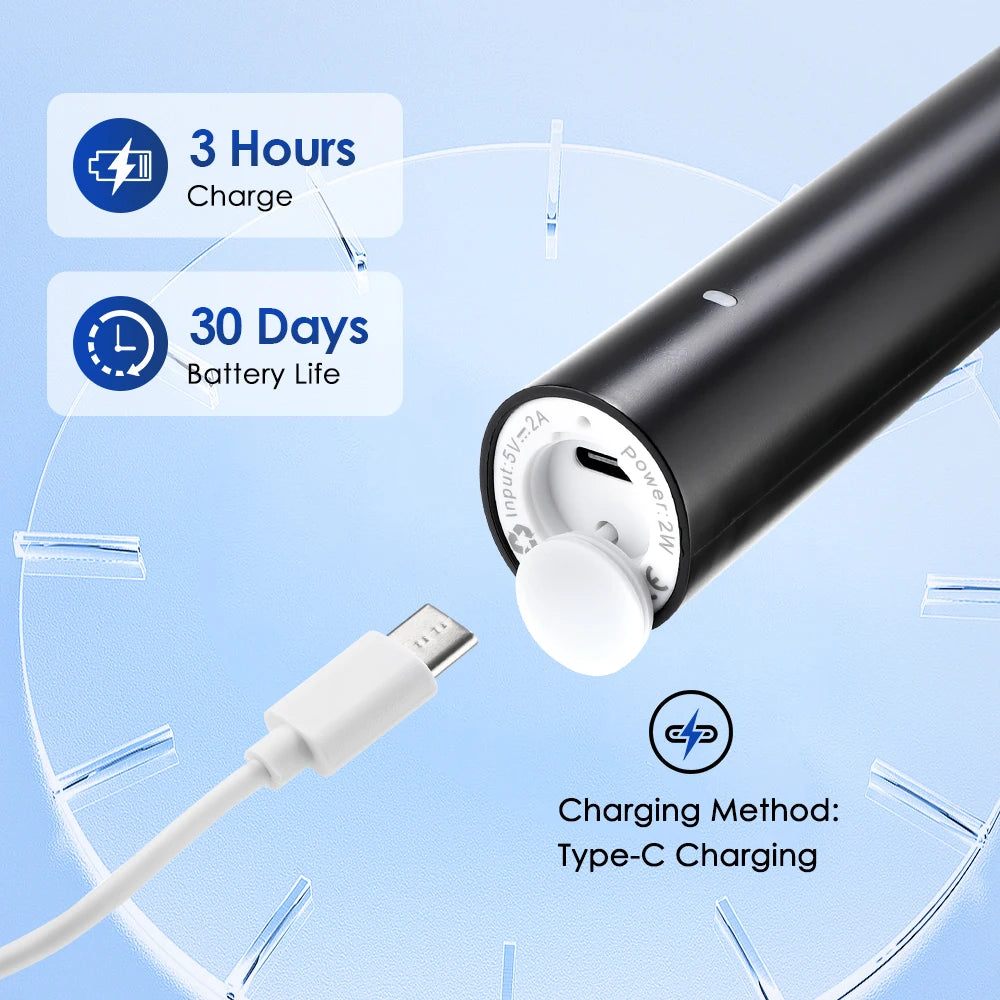 Rechargeable Rotating Electric Toothbrush for Deep Cleaning