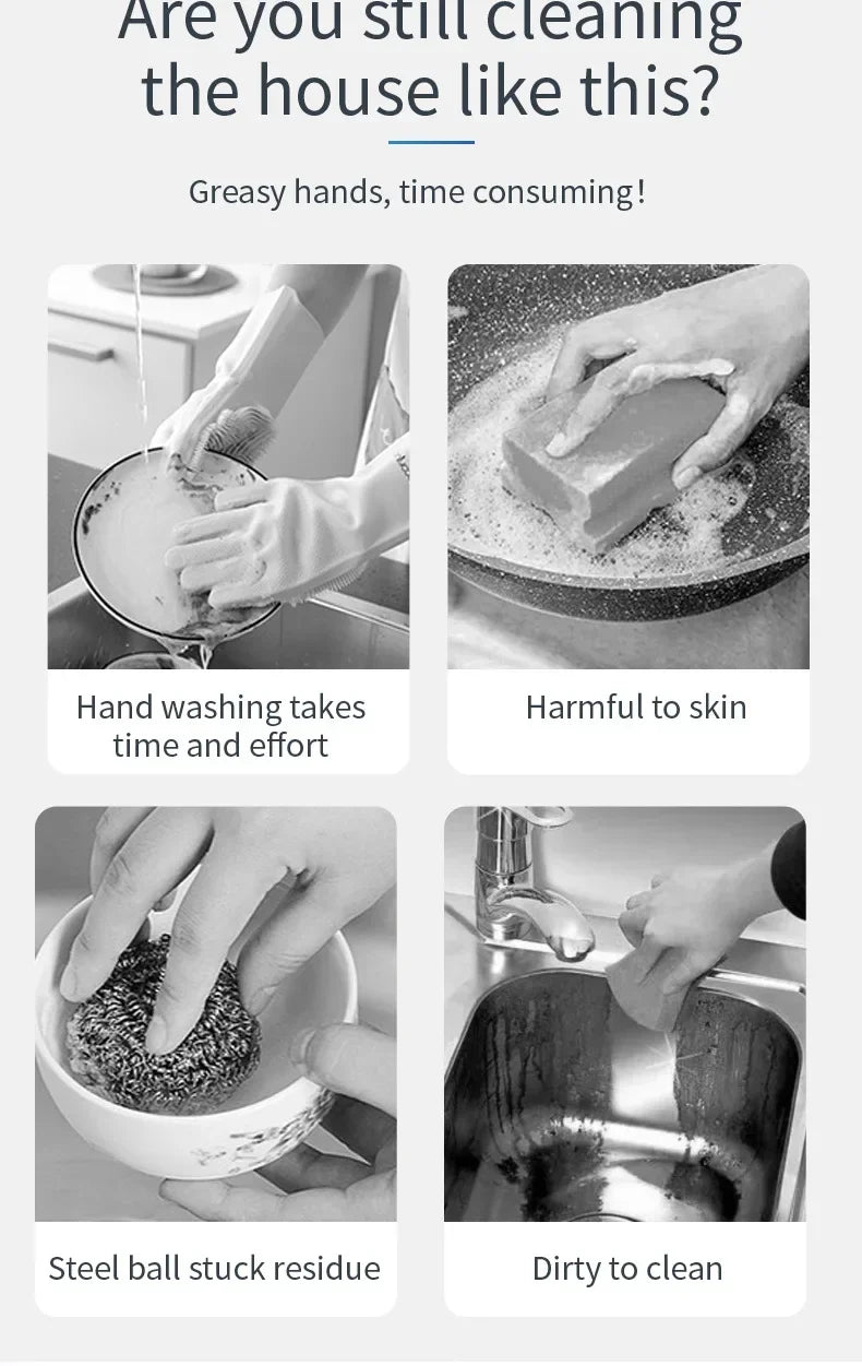 4-in-1 Electric Handheld Power Scrubber for Household Cleaning - 8