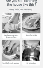 4-in-1 Electric Handheld Power Scrubber for Household Cleaning