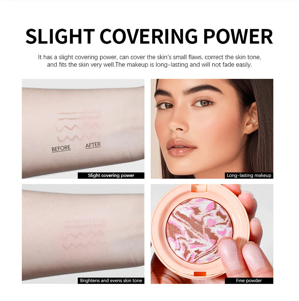 Baked Color Correcting Pressed Powder Foundation