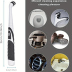 Multifunctional Electric Cleaning Brush with 4 Heads