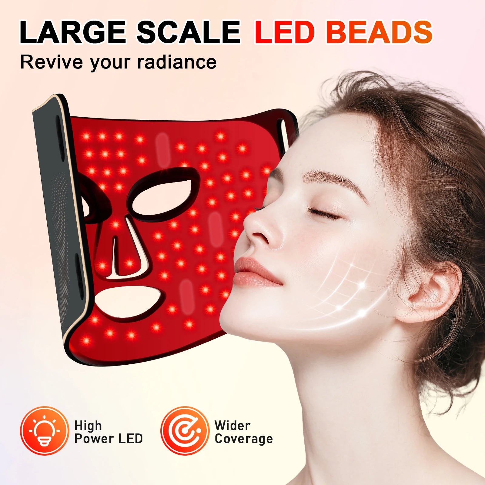 7-Color LED Silicone Facial Mask for Skin Rejuvenation - 10