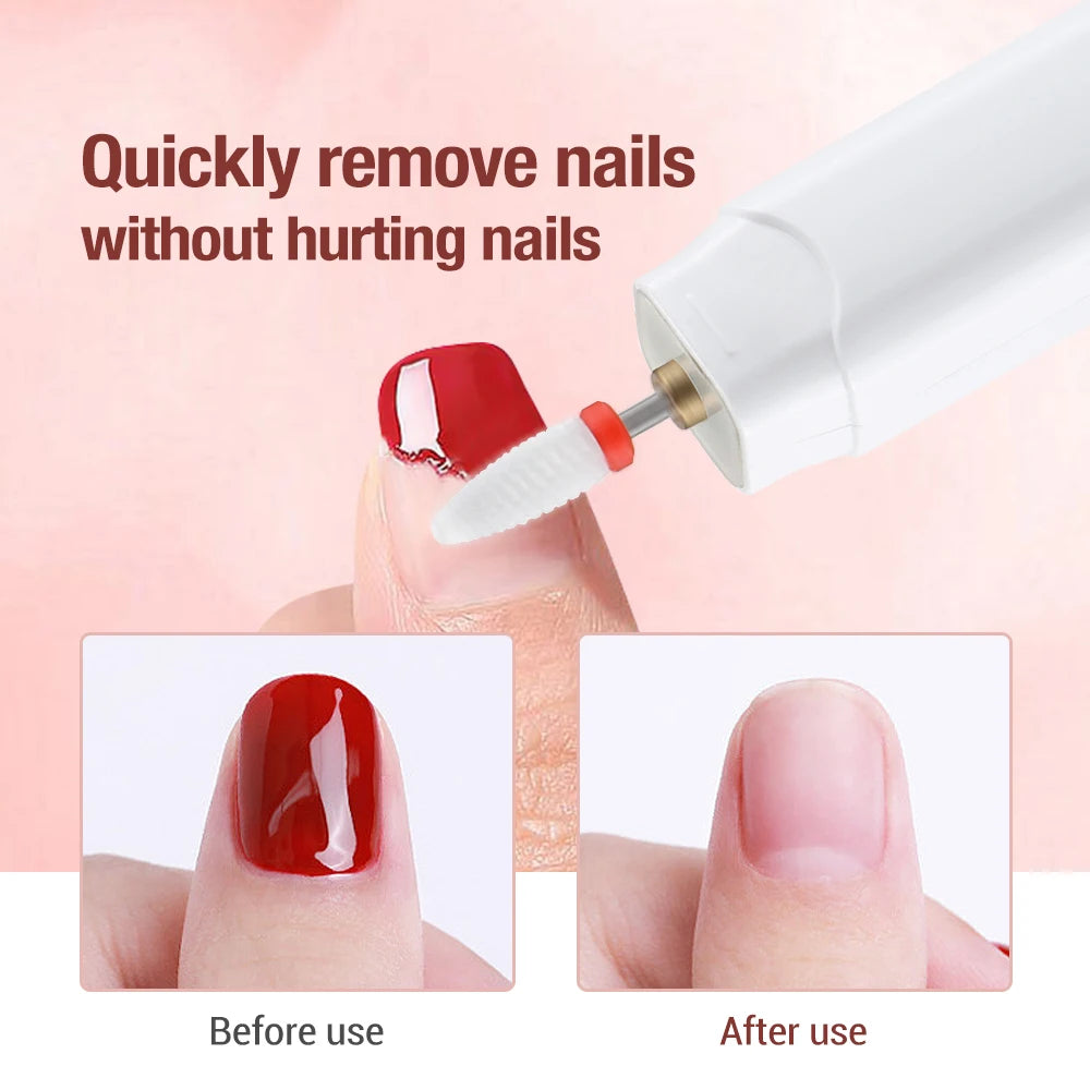 Electric Manicure and Pedicure Nail Drill File Kit - 14