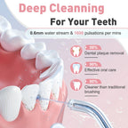 Portable Rechargeable Electric Water Flosser for Teeth Deep Cleaning