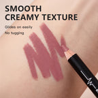 Professional 12-Color Waterproof Lip Liner Pencil Set