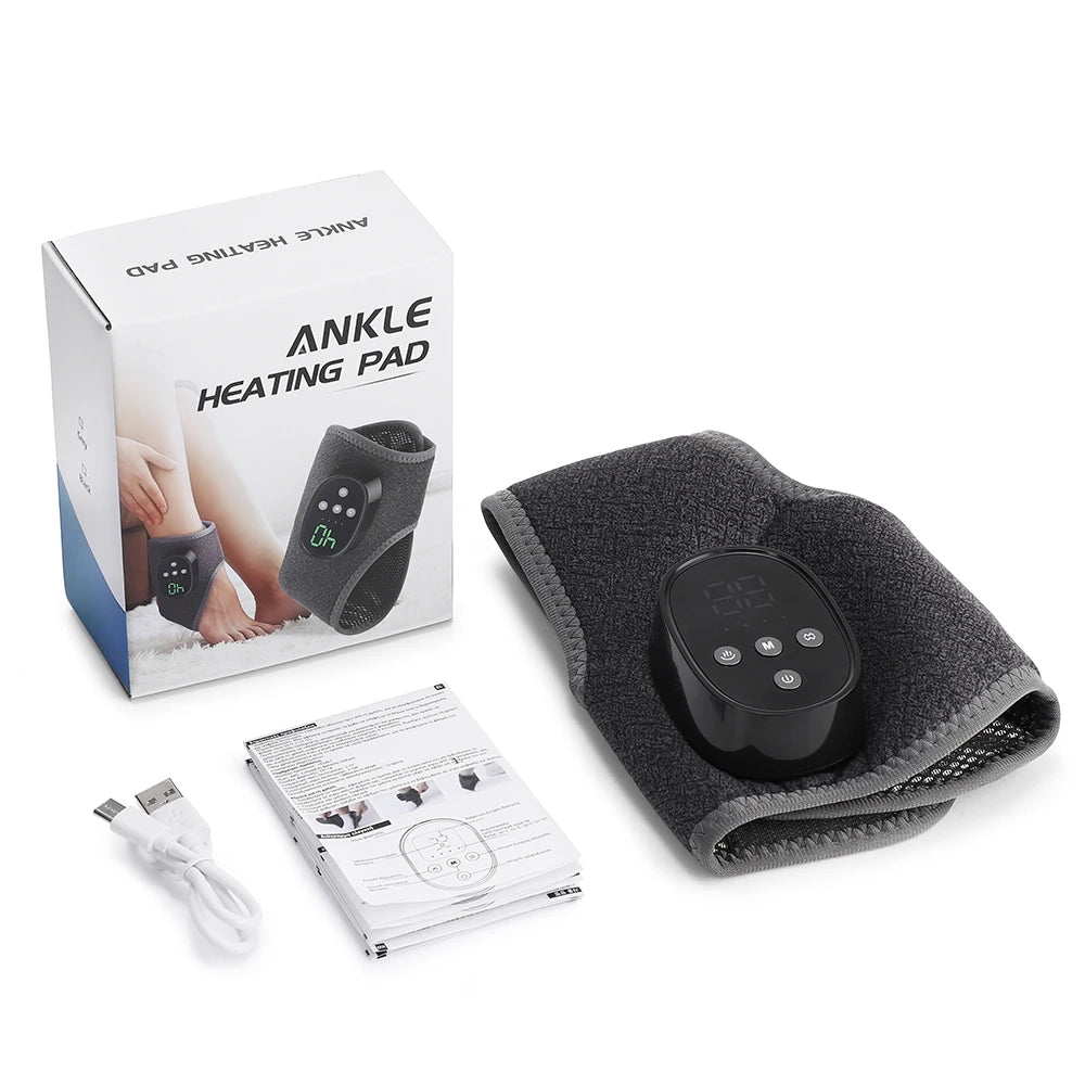 Heated Ankle Massager with Vibration Therapy