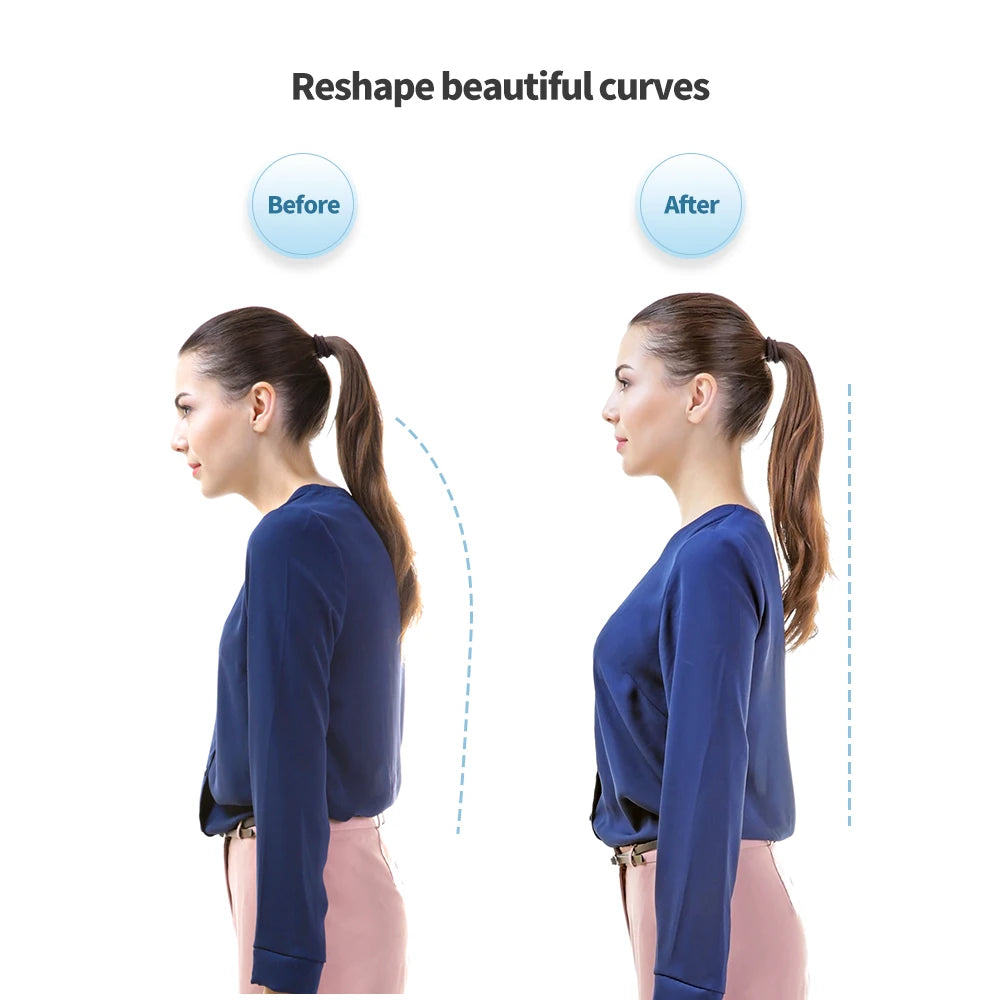 Intelligent Vibration Posture Corrector with LCD Display