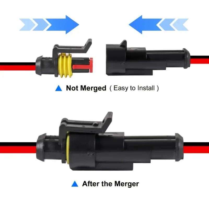 Waterproof Automotive Electrical Wire Connector Kit