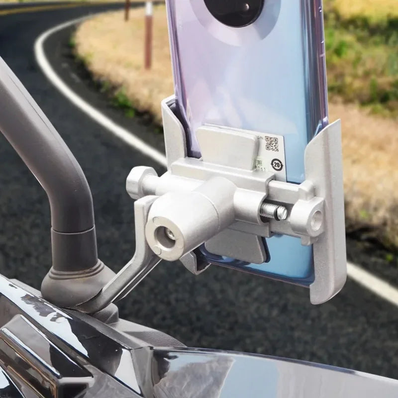Adjustable Aluminum Motorcycle and Bike Phone Holder