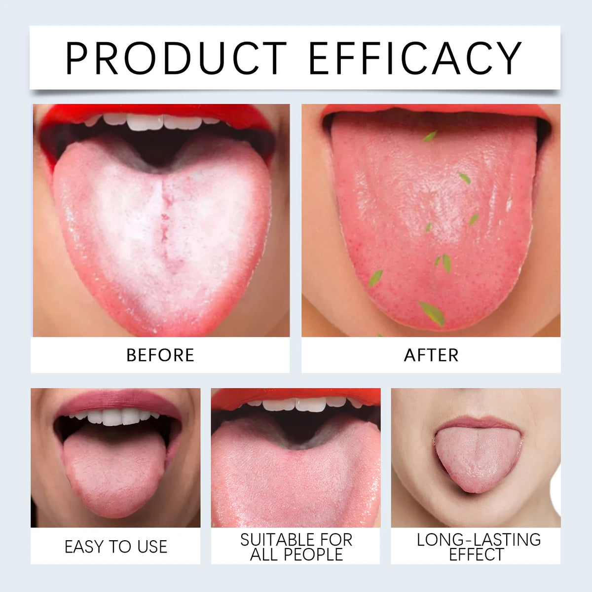 Tongue Cleaning Gel and Scraper Brush Kit