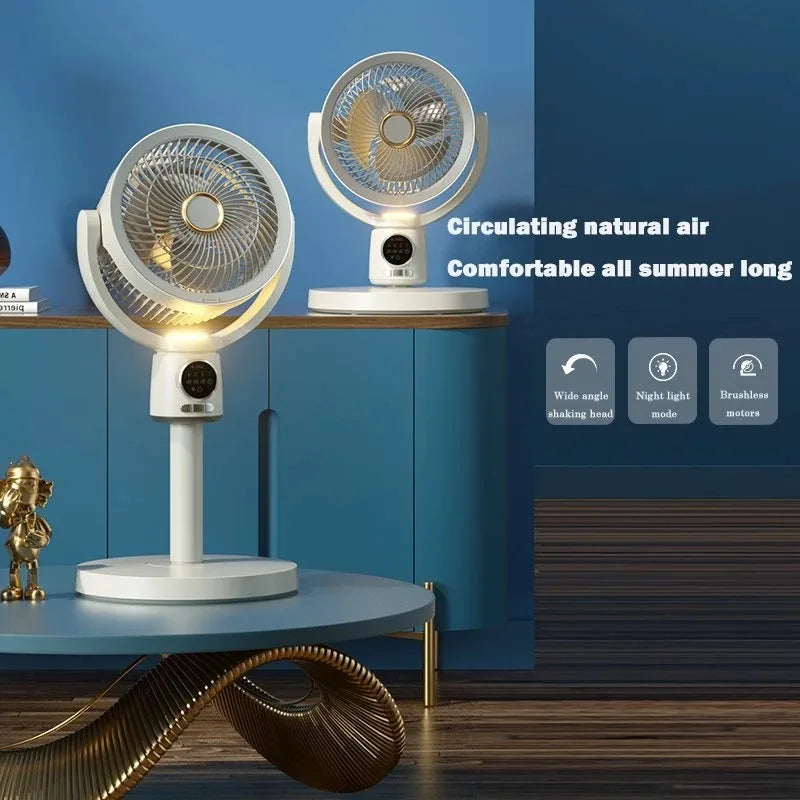 Rechargeable Portable Air Circulation Floor Fan