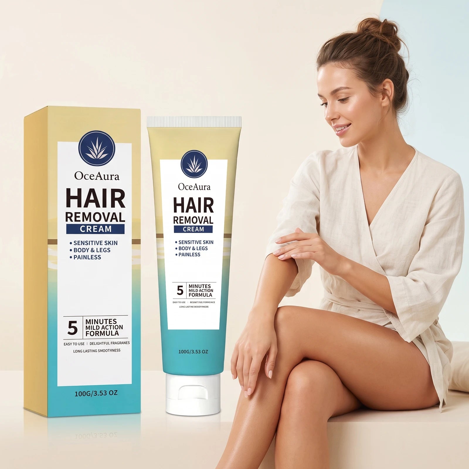 Painless Hair Removal Cream for Body and Sensitive Skin - 4