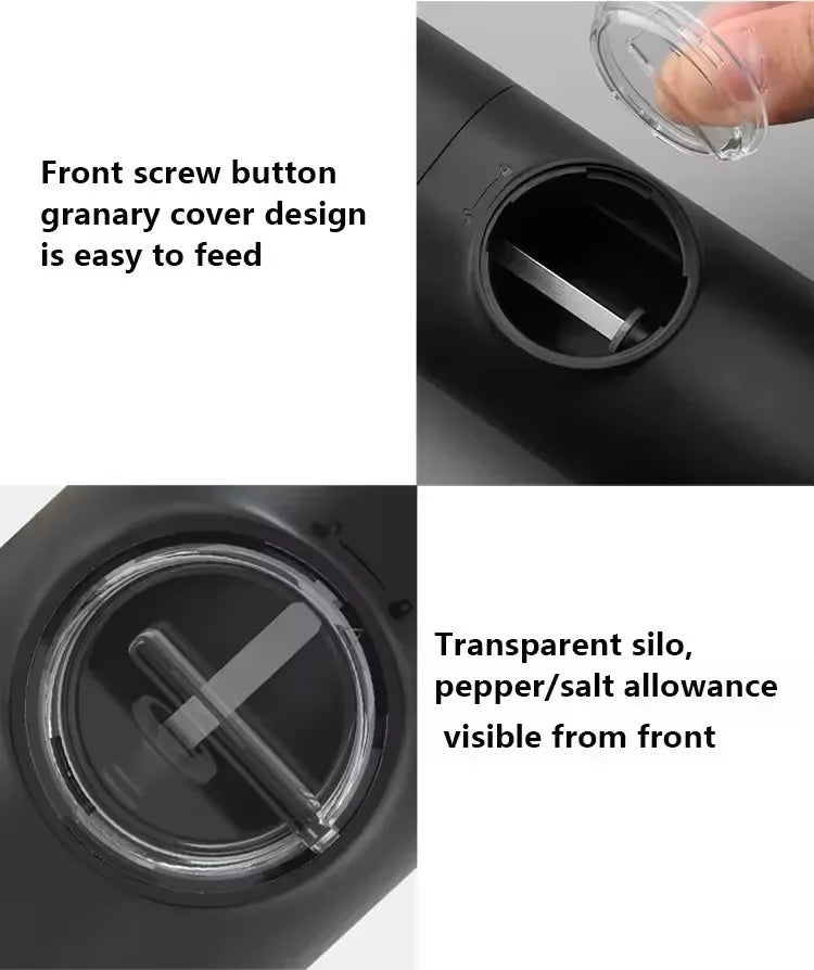 Electric Automatic Salt and Pepper Grinder with LED Light