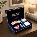 Temporary Comfort Fit Full Denture Set for Instant Smile