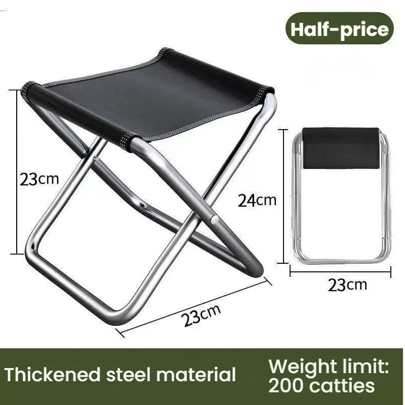 Portable Folding Stool for Camping, Hiking and Outdoor Travel