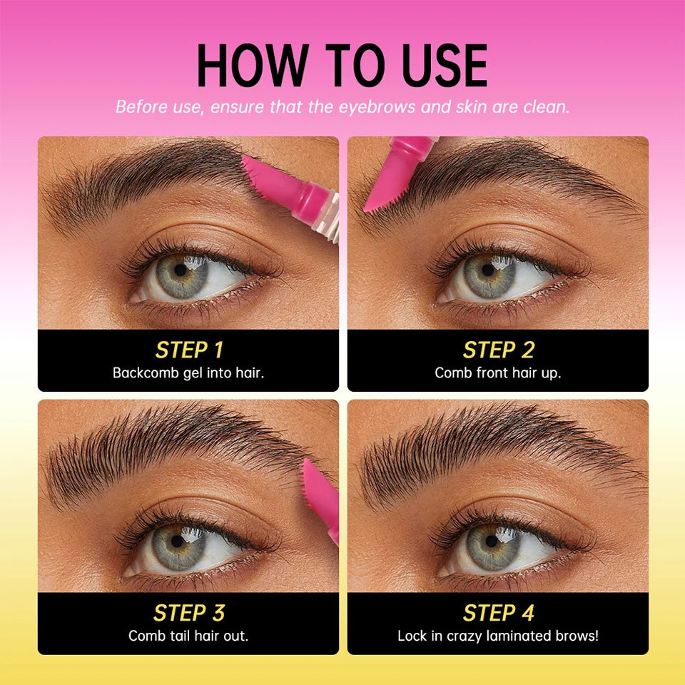 Long-Lasting Eyebrow Lamination Styling Gel - 16