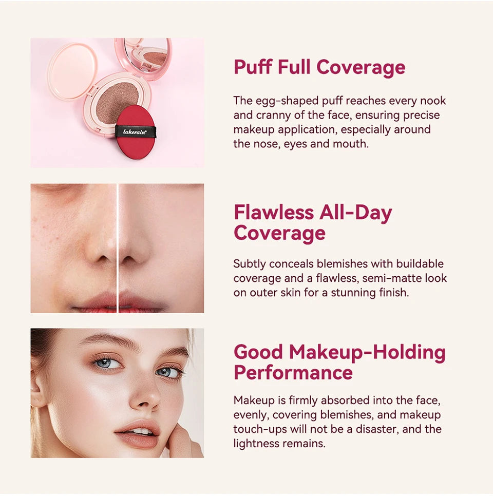 Long-Lasting Cushion Foundation with SPF