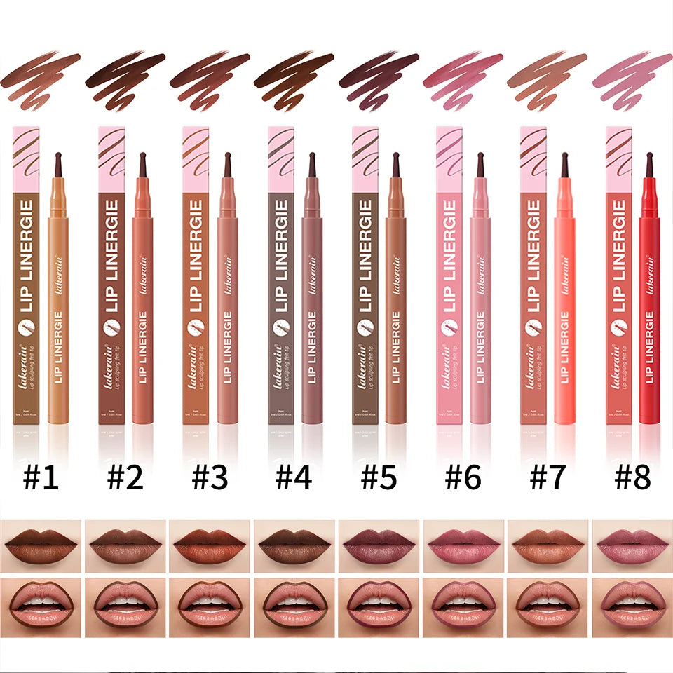 Waterproof Ballpoint Felt Tip Lip Liner Stain - 9