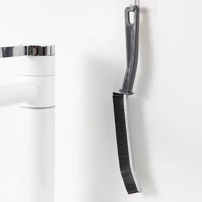 Hard-Bristled Crevice Cleaning Brush for Tight Gaps and Tiles - 7