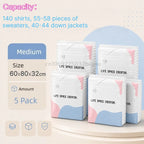 Pump-Free Vacuum Compression Storage Bags for Bedding and Clothes
